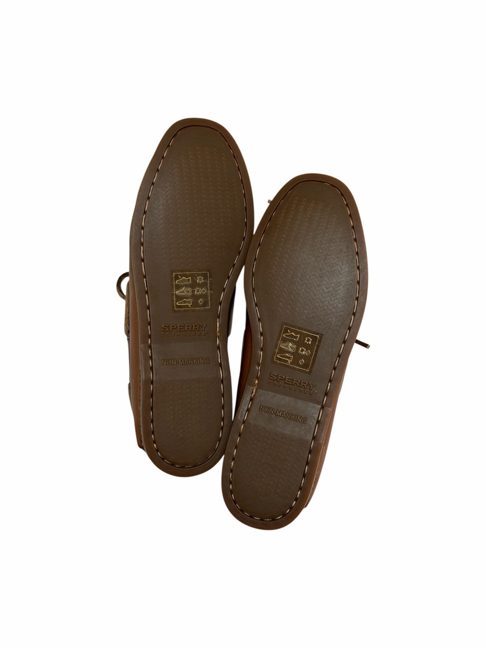 Sperry x Aritzia AO Boat Shoe Smooth Leather in Sahara Sand - Picture 6 of 6